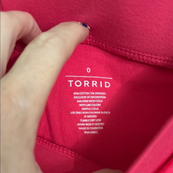 Women's Pink Lace Trim Shorts - Picture 3 of 6